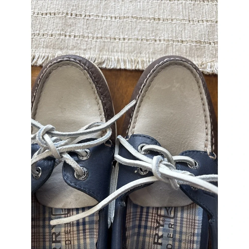 SPERRY Authentic Mens 7 Leather Multicolor Dock Boat Casual Shoes 0271635